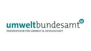 Logo des Umweltbundesamts mit dem Text "Perspektiven für Umwelt & Gesellschaft".