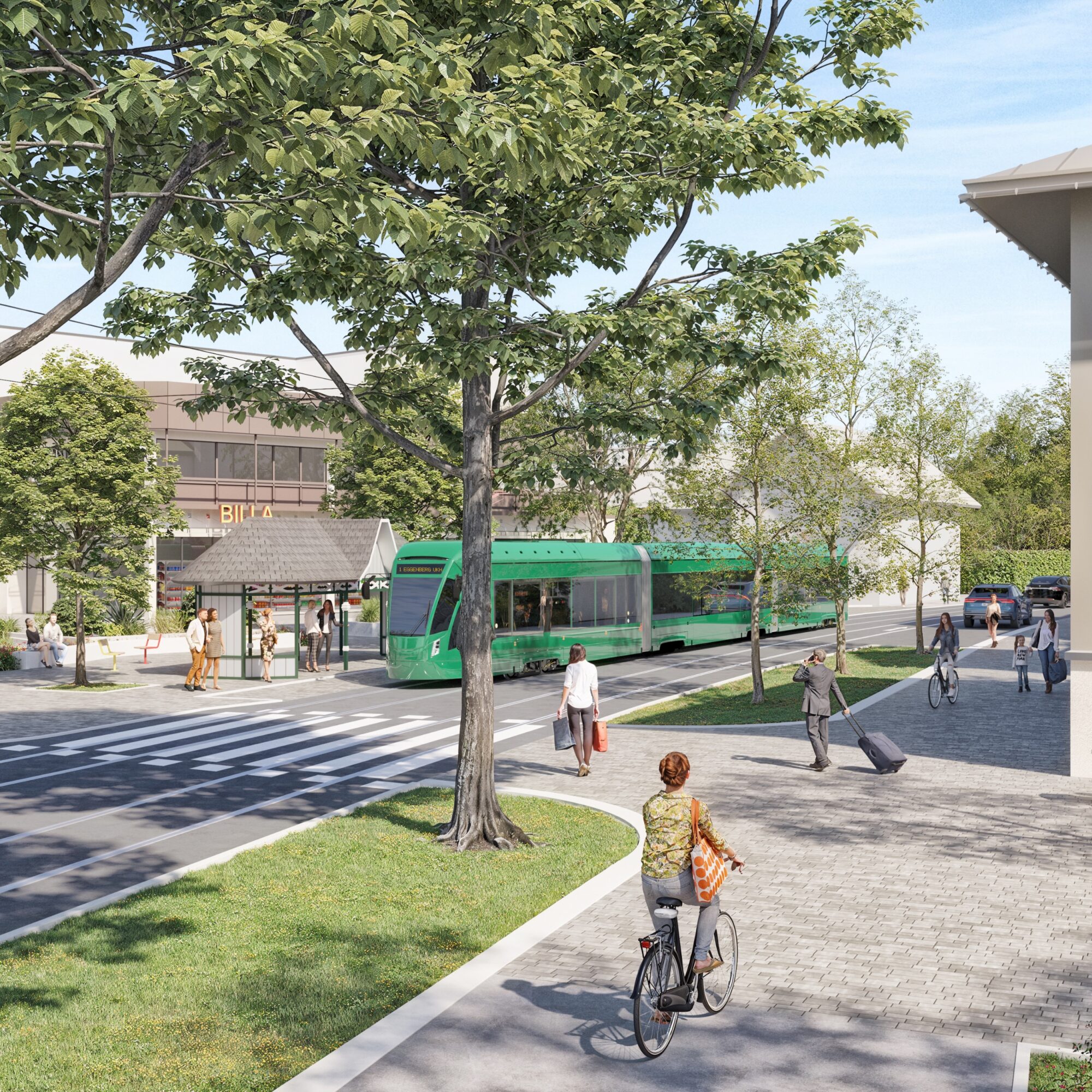 Grafik zeigt, wie Areal rund um den Hilmteich nach Ausbau aussehen soll.