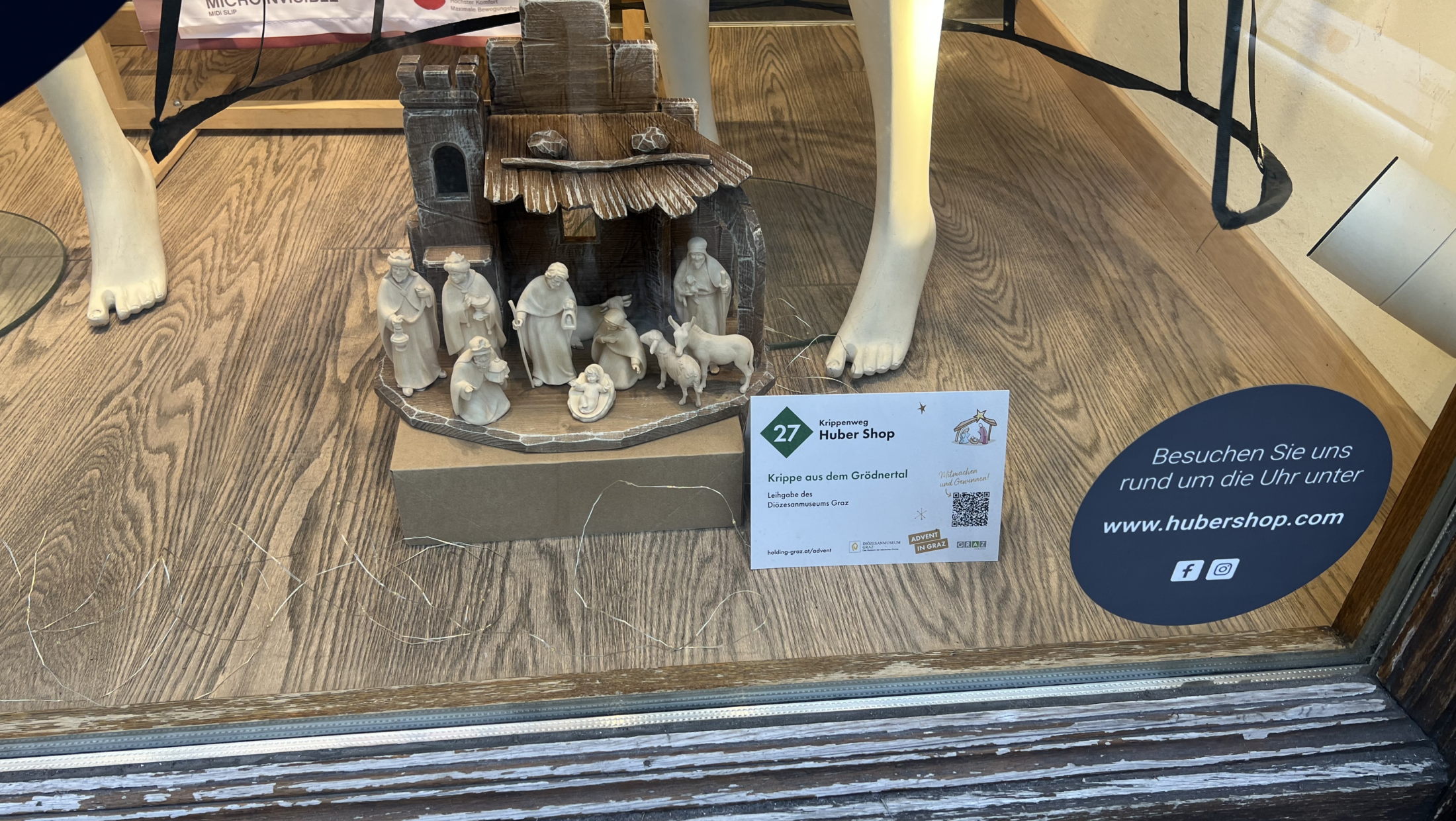 Krippenweg Huber Shop, Krippe aus dem Grödnertal, www.hubershop.com